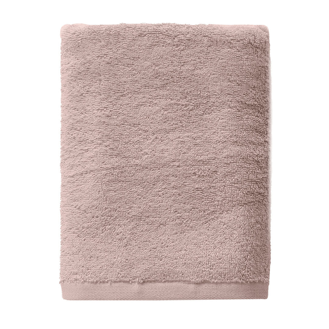 Asciugamano in Spugna di Cotone Atelier Fragrance 70x140 cm Tinta Unita Powder Pink