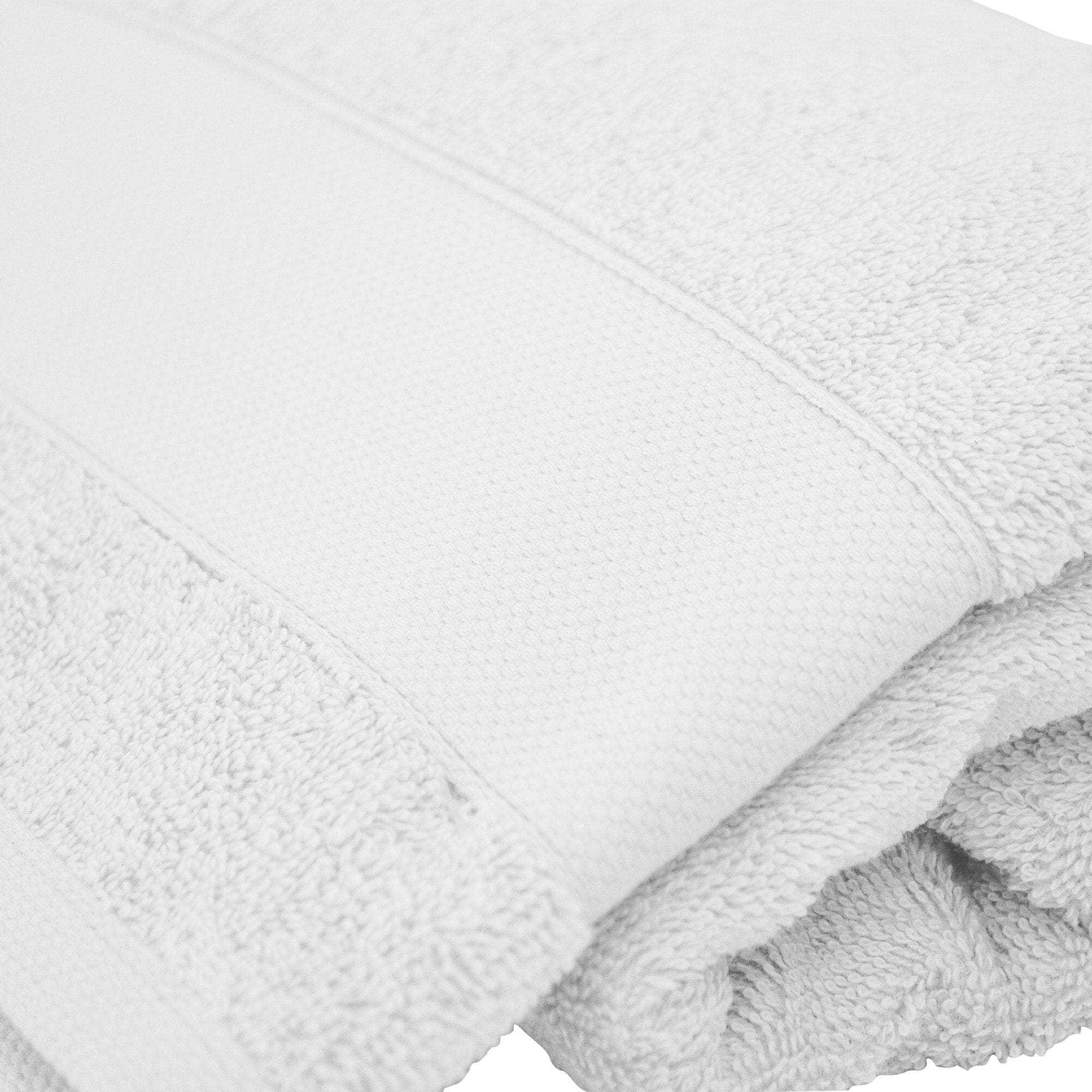 Asciugamano Telo Doccia in Spugna Carezze 70x140 Bianco - Image 2
