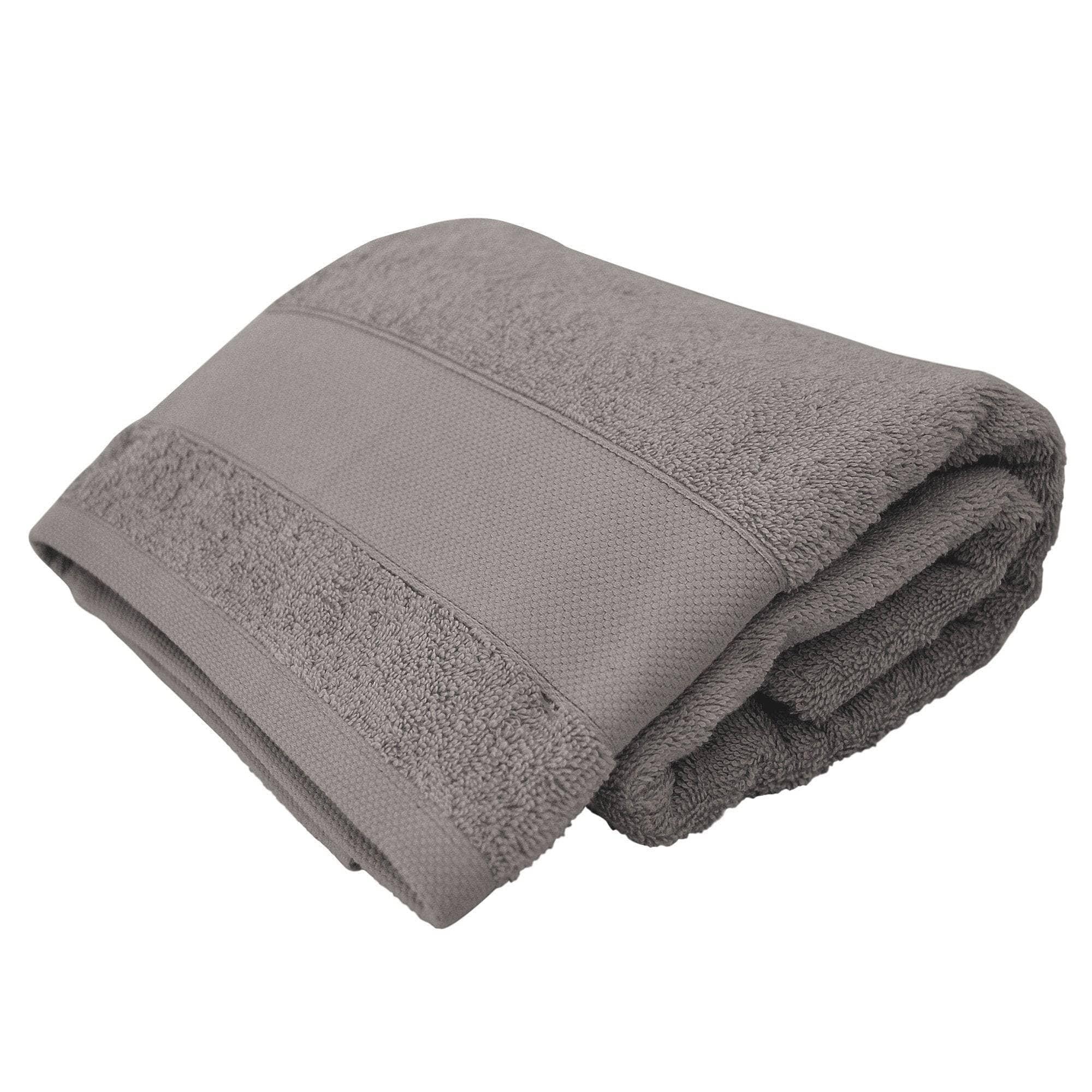 Asciugamano Viso in Spugna Carezze 50x100 Tortora