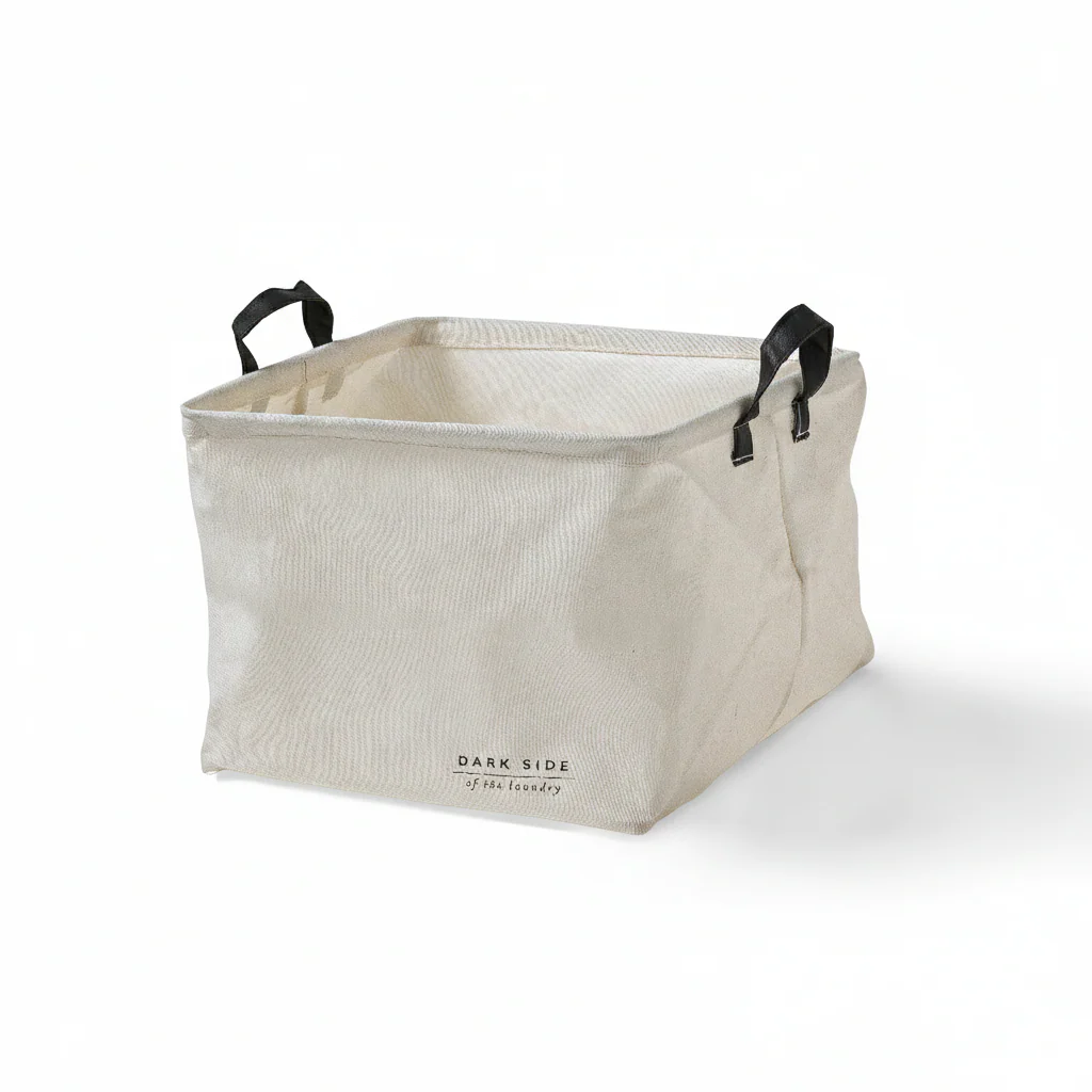 Cesto Biancheria in Display Soft cm 33x33x25 Dark Side Cream