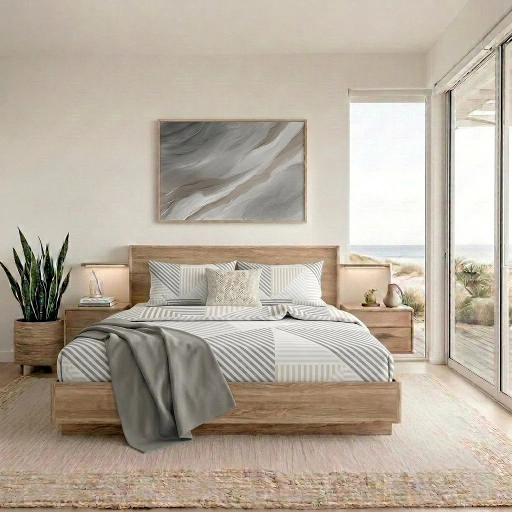 Completo Letto Matrimoniale Softy Yarn con Stampa - Fantasia Ramsey Grey