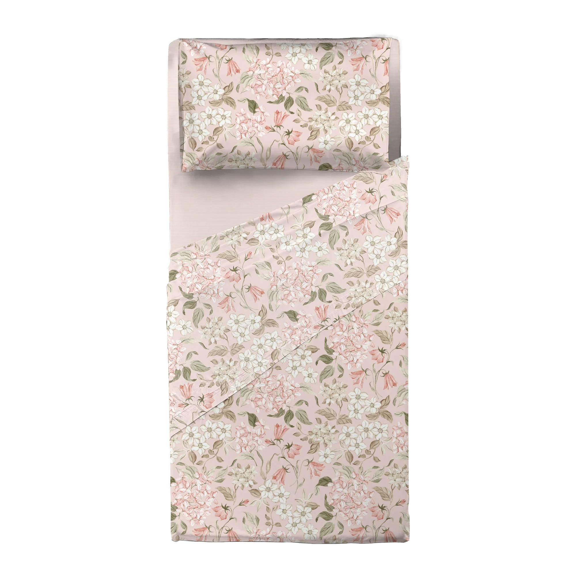 Completo Letto Singolo con Stampa Atelier - Fantasia Blair Pink - Image 2