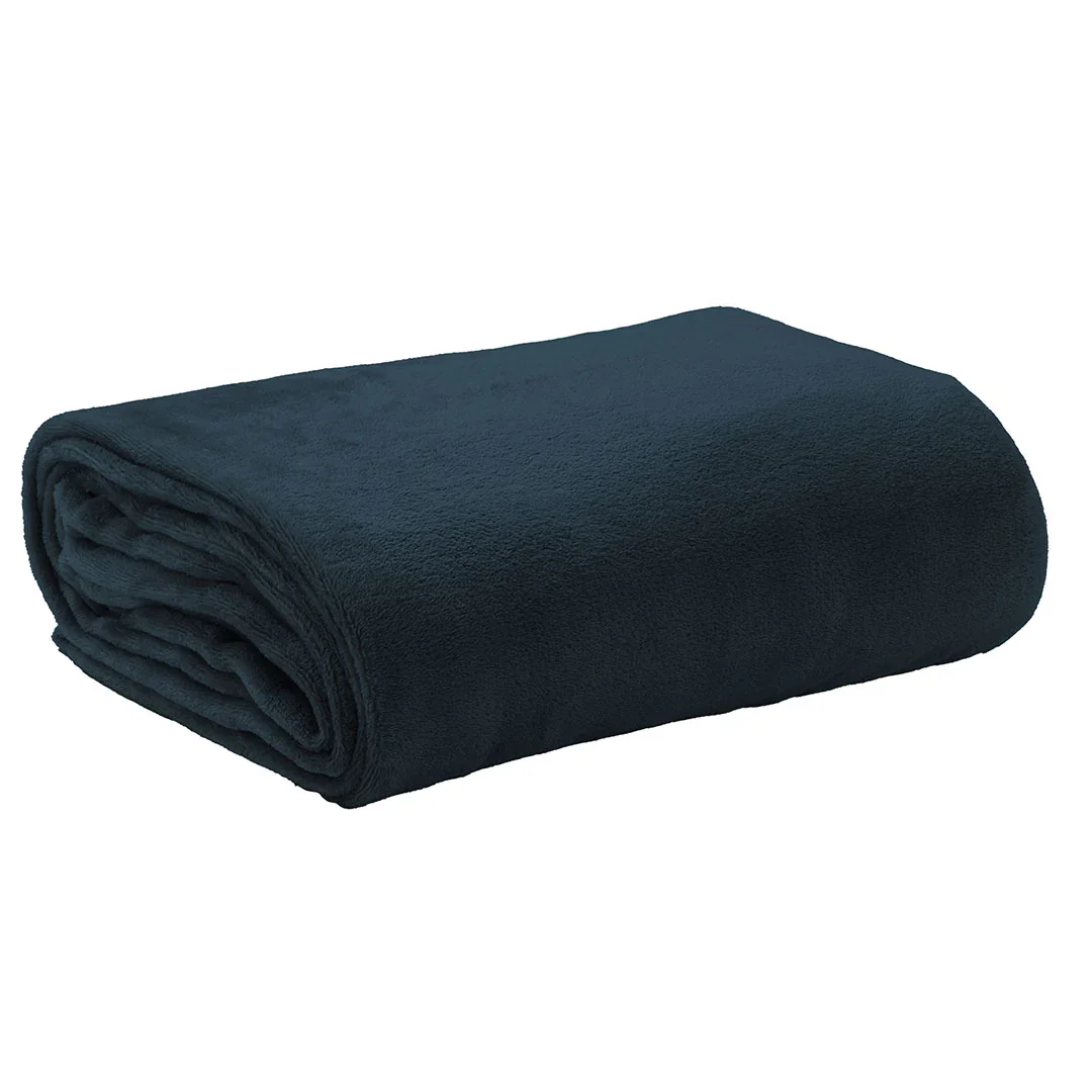 Coperta 250x200cm Whisky Tinta Unita Ottanio