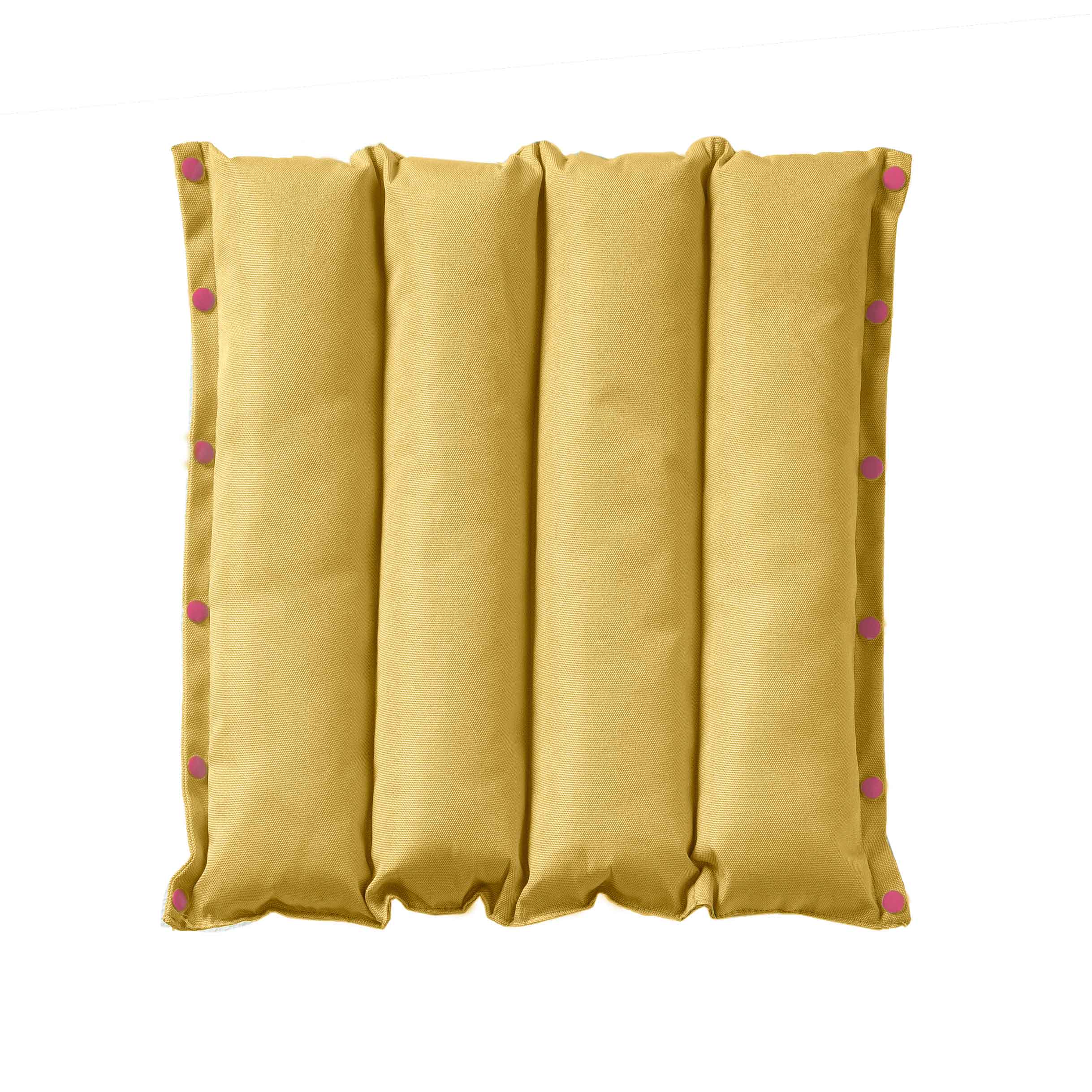 Cuscino 2 In 1 Shades 40x40 cm Tinta Unita Yellow