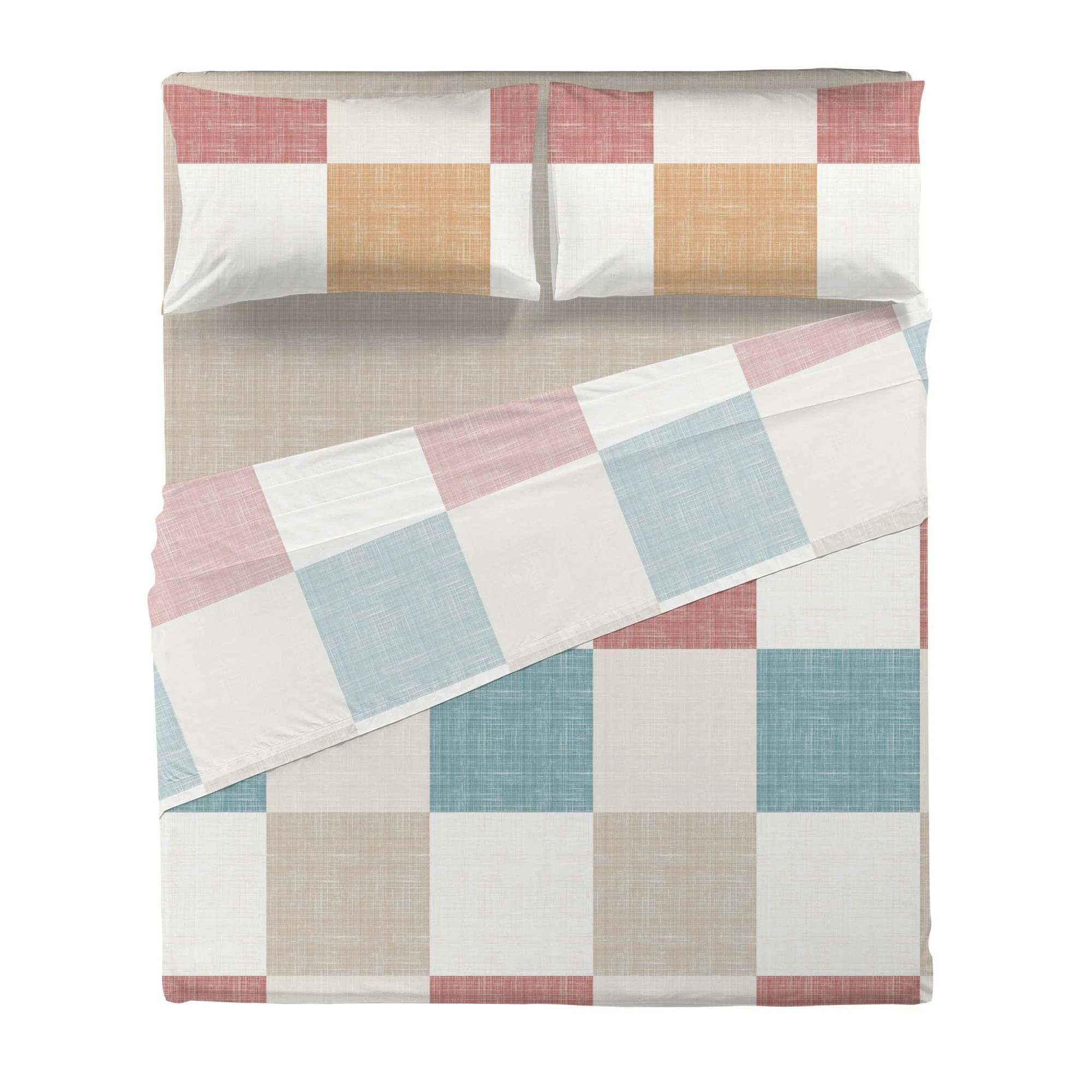Di Maestro Completo Letto Stampato  Matrimoniale Esmond Multicolor - Image 2