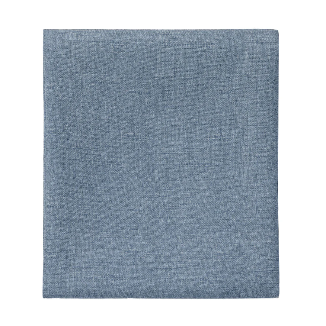 Di Maestro Tovaglia Antimacchia Effetto Lino Cm 150x260 Tinta Unita Denim Blue