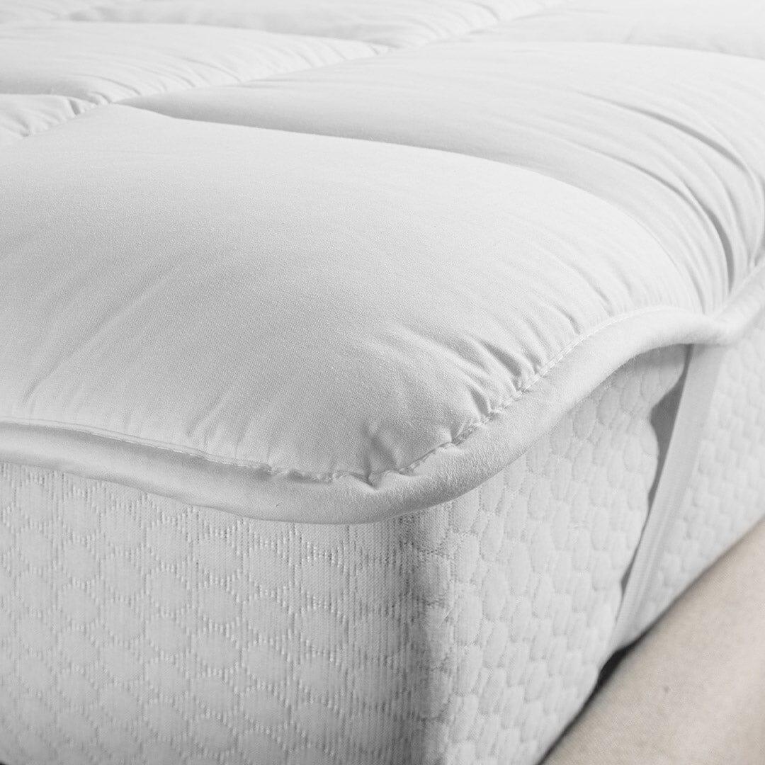 EasyDream Topper Matrimoniale 170x200 4 Stagioni Tinta Unita White