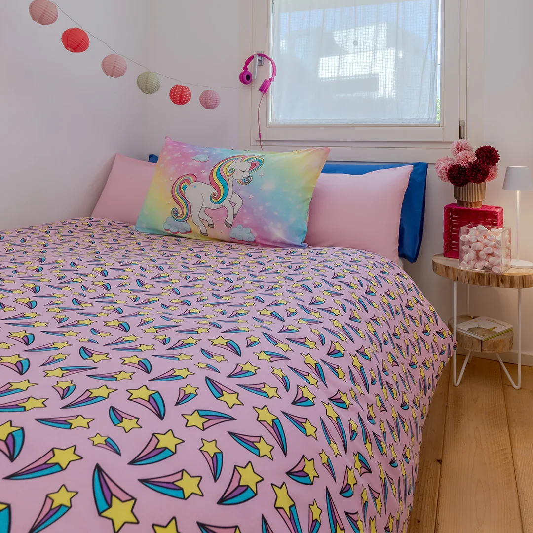 Parure Copripiumino Singolo Kids in Cotone Twinkle Multicolor - Image 3