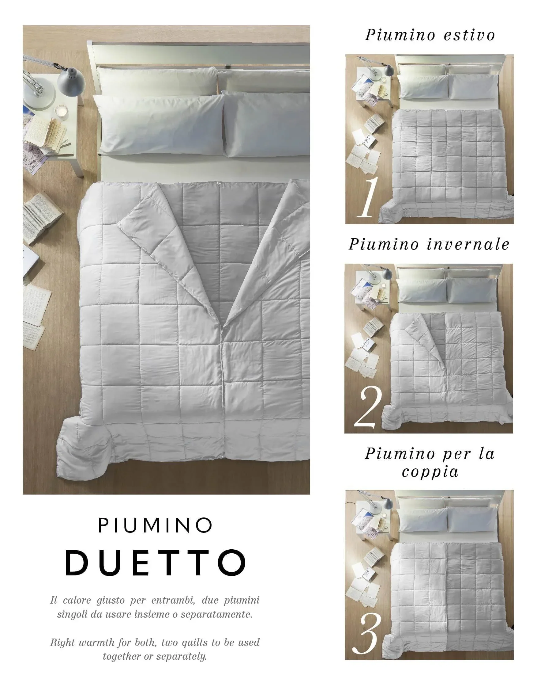 Piumino Duetto 4 Stagioni Singolo 150X200 - Image 2