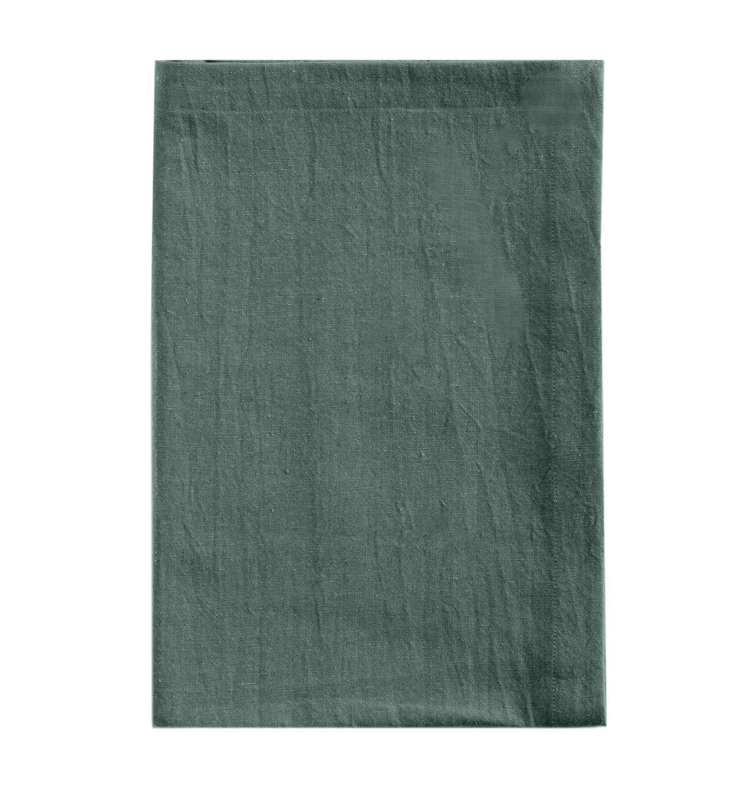 Runner Tinto in Filo Tinta in Atelier Fragrance 45x140 cm Tinta Unita Dark Green