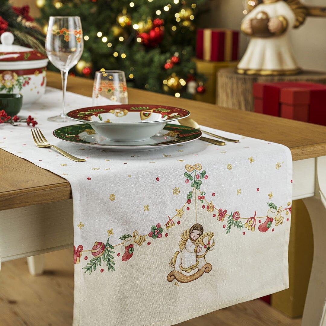 THUN® Runner Natale 45x160 cm Garland Vanilla - Image 2
