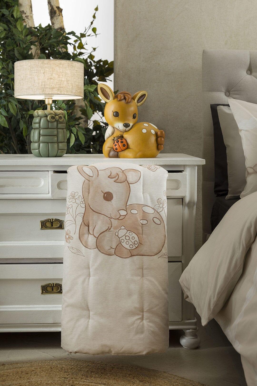 THUN® Trapunta Cerbiatto Baby 70x100 cm Fawn Beige - Image 2