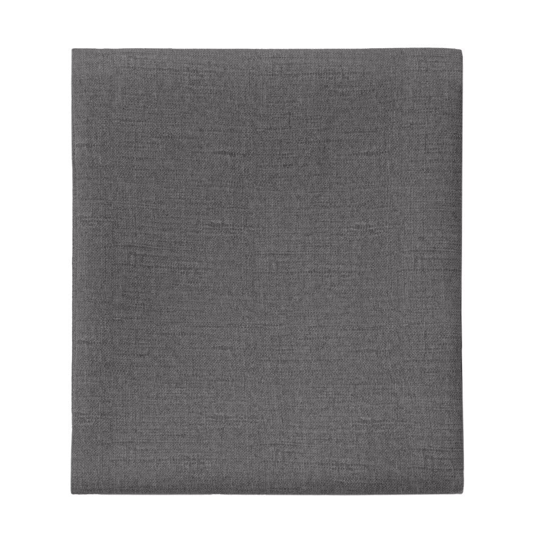 Tovaglia Antimacchia Effetto Lino 150x260 Tinta Unita Grigio Scuro - Image 5