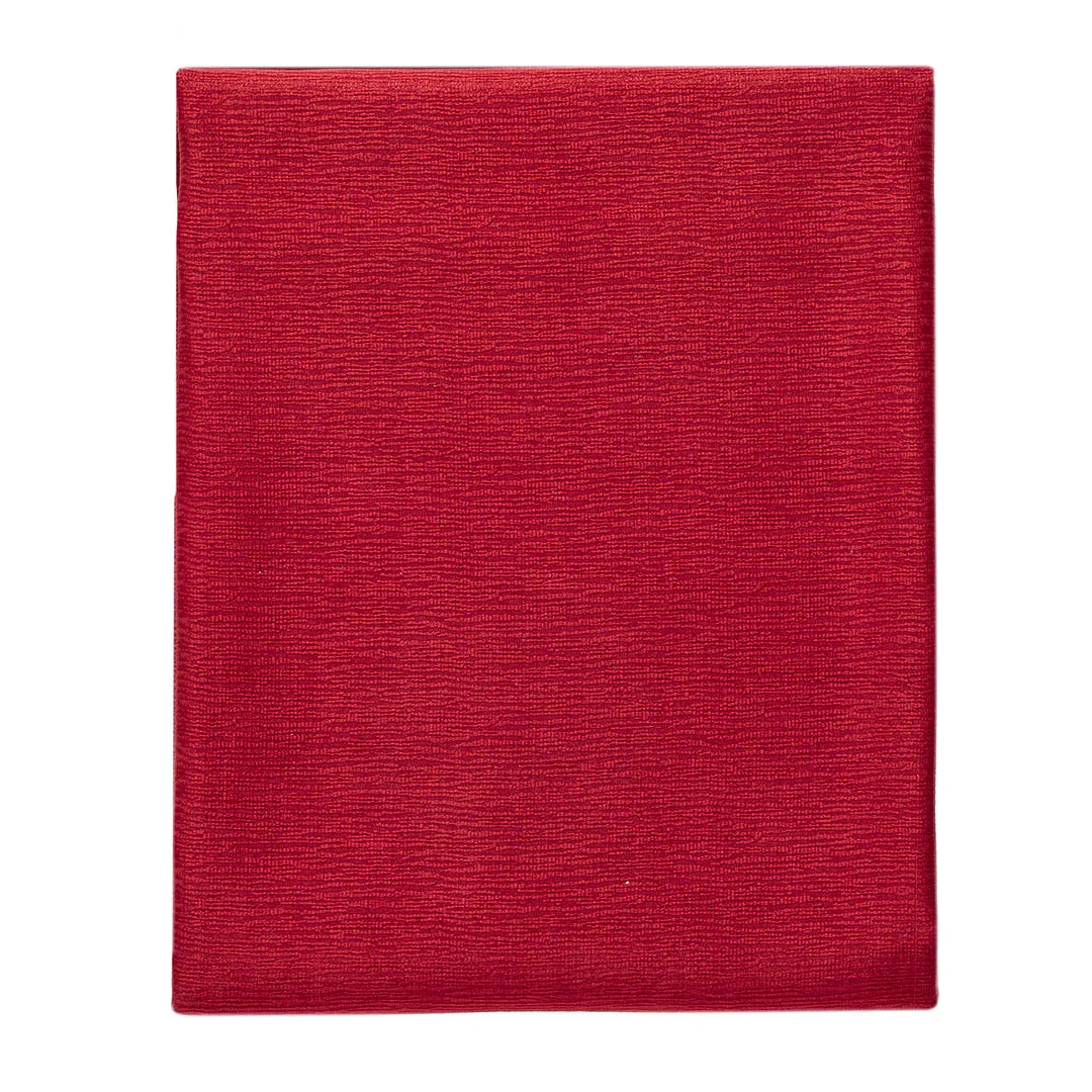 Tovaglia Antimacchia Lurex 140x180 cm Dolomites Dream Tinta Unita Red