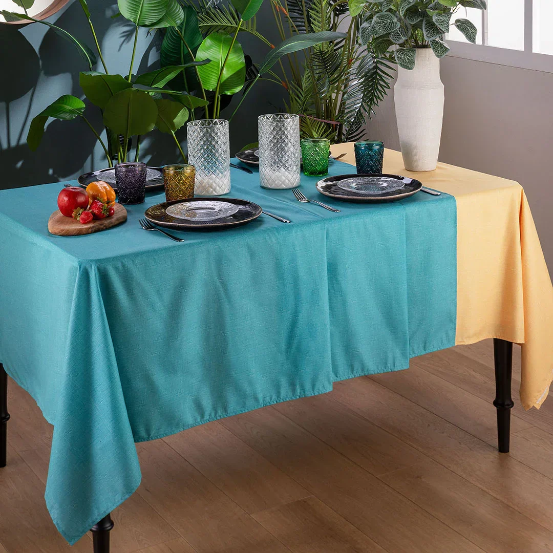 Tovaglia Antimacchia Sunrise 140x240 cm Linen Yellow - Image 2
