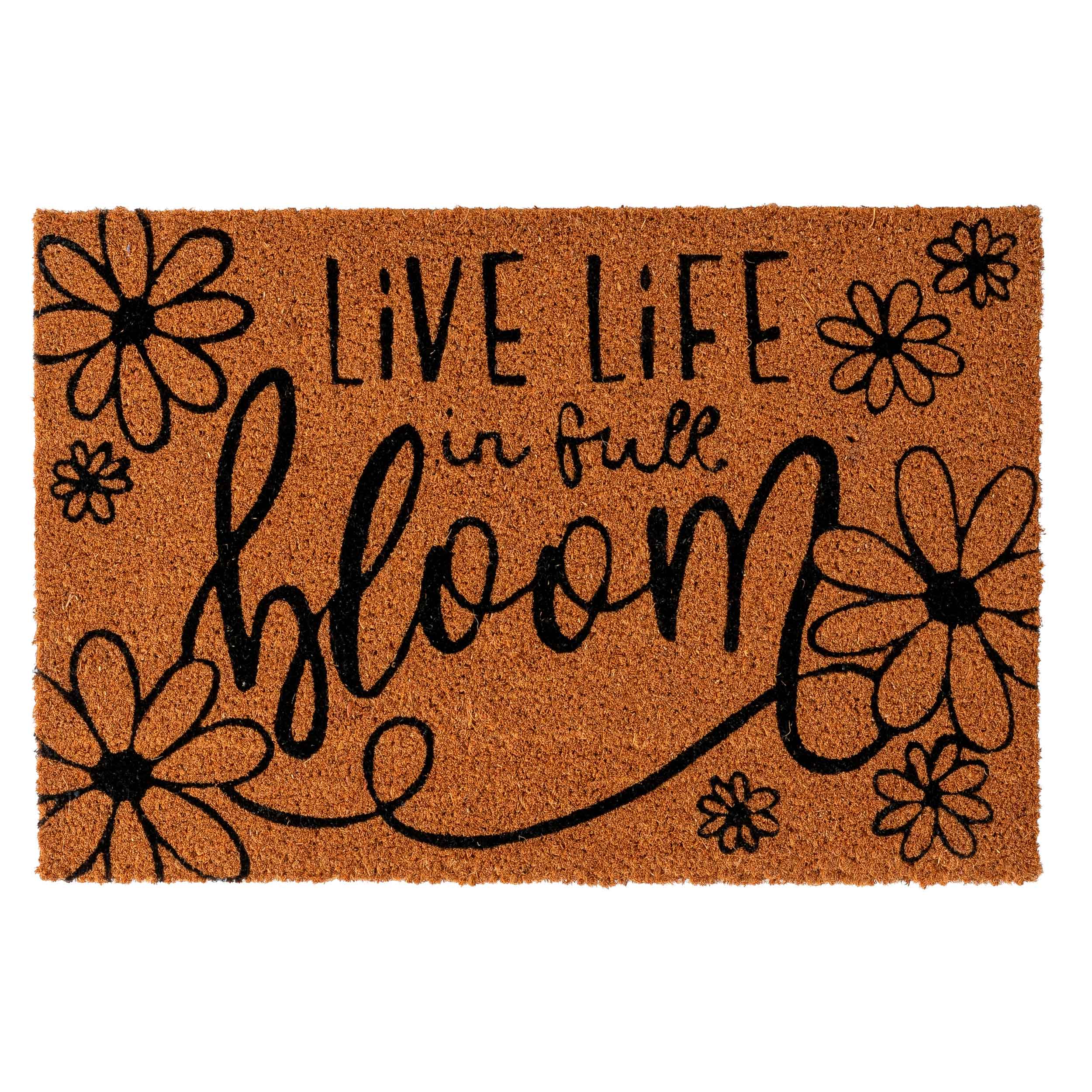 Zerbino Ancona Secret Garden 40x60 cm Bloom Black